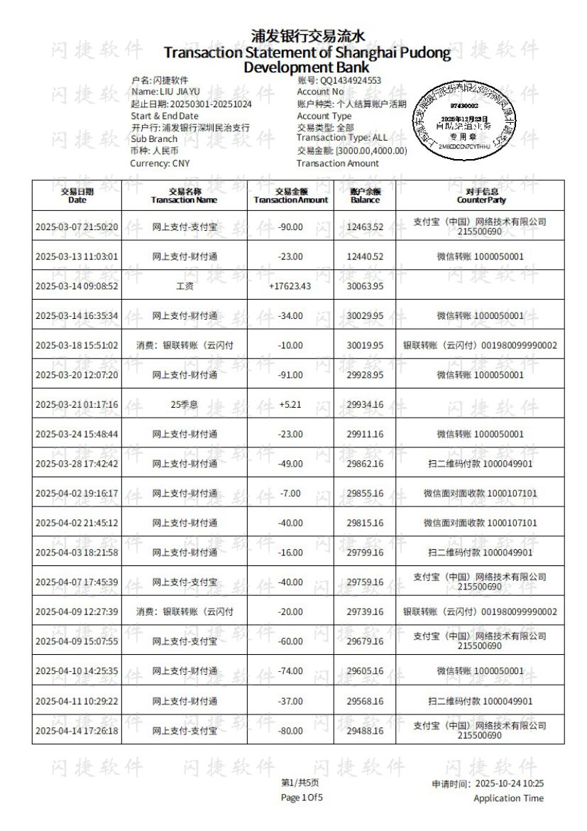2026版浦发银行柜台版